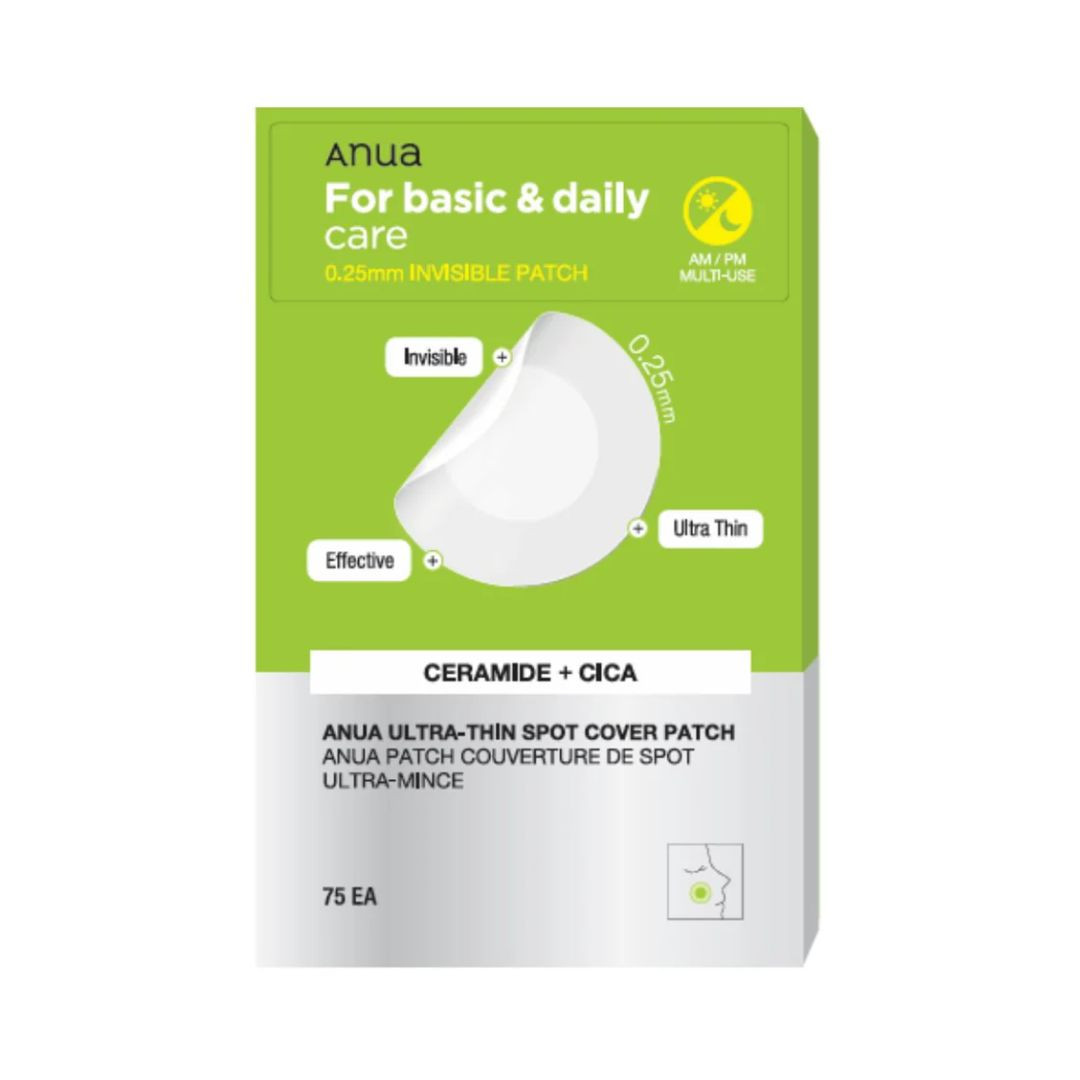 ANUA Ultra-Thin Spot Cover Patch 75 Patches acne healing patch